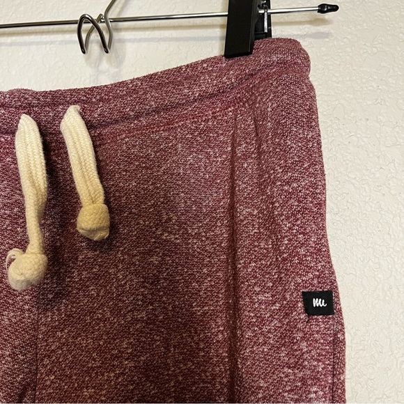 MeUndies French Terry Heather Burgundy Joggers or Sweatpants Size Small - Picture 4 of 15